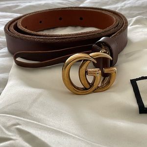 Gucci double G belt